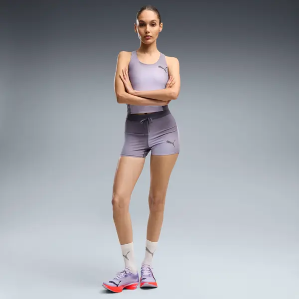 PUMA PUMA Lightspeed Printed 3" Running Short Tights Women, Women, Inky Depths, XXS