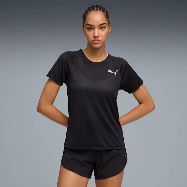PUMA PUMA Lightspeed Running Tee Women, Clothing, Black, S
