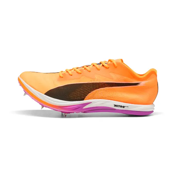 PUMA PUMA Long Distance NITRO™ Elite 3 Spikes Unisex, Shoes, Sun Stream/Pure Magenta/Black, 44