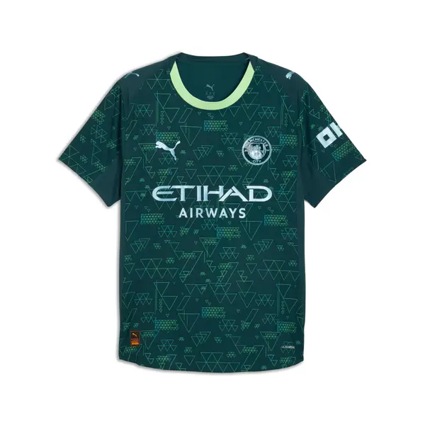 PUMA PUMA Manchester City 25/26 Authentic Fourth Jersey Men, Sport, Green Terrain, S