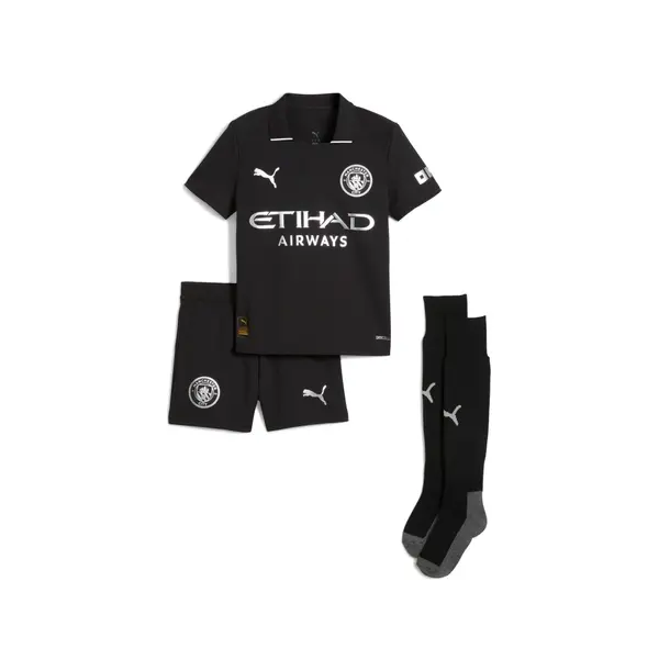 PUMA PUMA Manchester City 25/26 Away Minikit Kids, Clothing, Black, 4-5Y