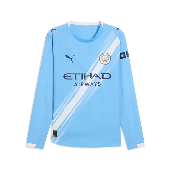 PUMA PUMA Manchester City 25/26 Long Sleeve Authentic Home Jersey Men, Sport, Light Blue/White, S