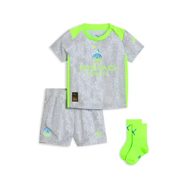 PUMA PUMA Manchester City 25/26 Third Babykit Toddlers, Clothing, Cool Weather/Pro Green, 4-6M