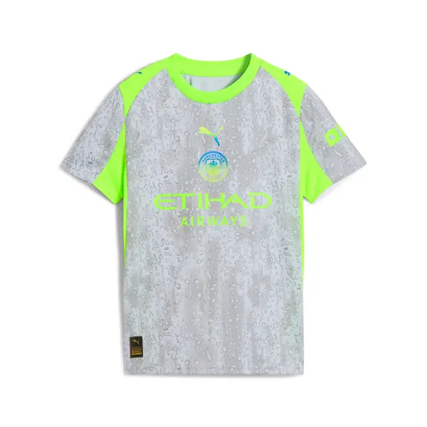 PUMA PUMA Manchester City 25/26 Third Jersey Youth, Clothing, Cool Weather/Pro Green, 15-16Y
