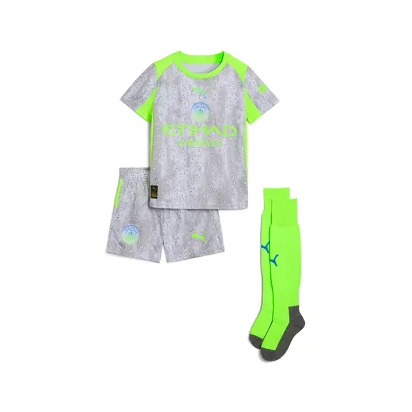 PUMA PUMA Manchester City 25/26 Third Minikit Kids, Clothing, Cool Weather/Pro Green, 4-5Y