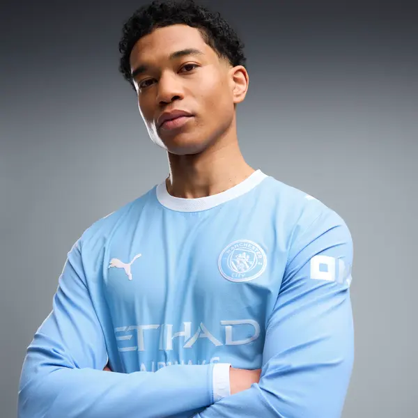 PUMA PUMA Manchester City 26/27 Home Long Sleeve Authentic Jersey Men, Men, Light Blue/Icy Blue, S