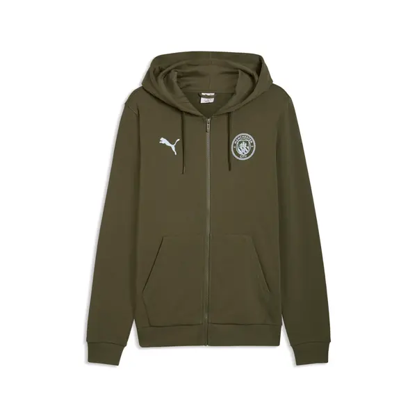 PUMA PUMA Manchester City FtblCulture Hooded Jacket Men, Sport, Green Moss/Sea Glass, S