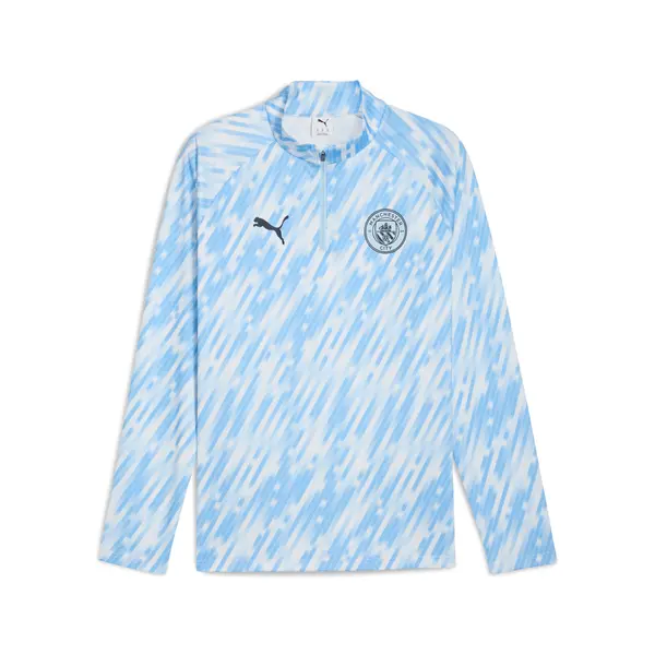 PUMA PUMA Manchester City Pre-match Quarter-Zip Top Men, Sport, Silver Sky, S