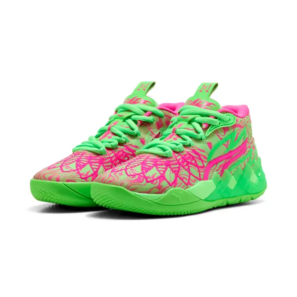 PUMA PUMA MB.01234 Basketball Shoes Youth, Shop, Green Pes/Ravish, 35.5