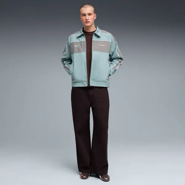 PUMA PUMA McLAREN RACING Coach T7 Jacket Men, Clothing, Seafoam, S