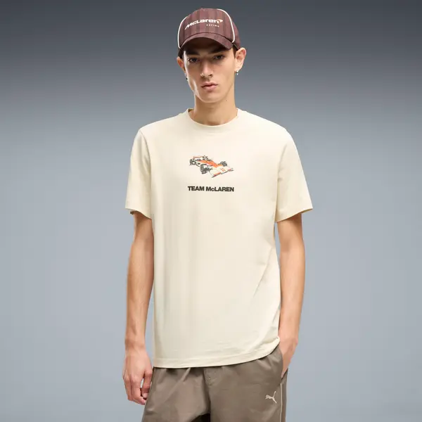 PUMA PUMA McLAREN RACING Graphic Tee Men, Clothing, Alpine Snow, S