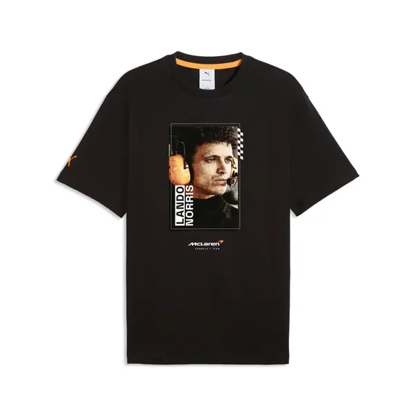 PUMA PUMA McLAREN RACING Lando Norris Driver Tee Unisex, Motorsport, Black, S