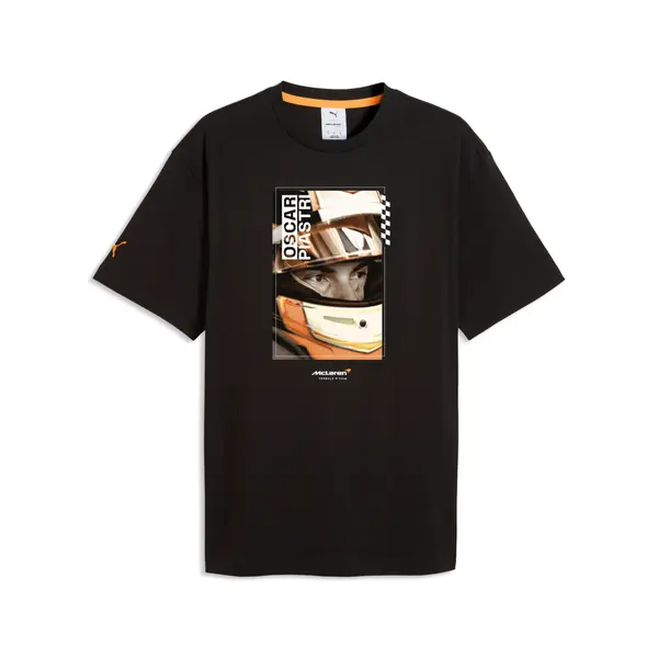 PUMA PUMA McLAREN RACING Oscar Piastri Driver Tee Unisex, Motorsport, Black, S