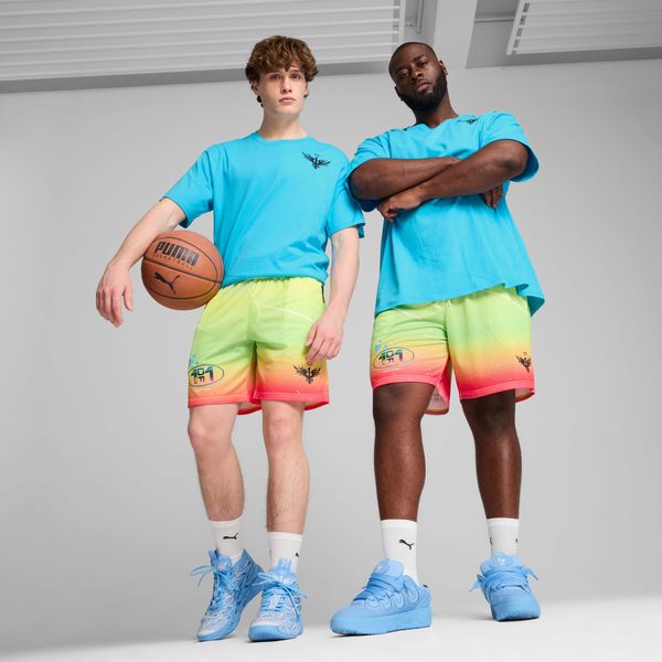 PUMA PUMA Melo 1Love Basketball Shorts Men, Yellow Alert