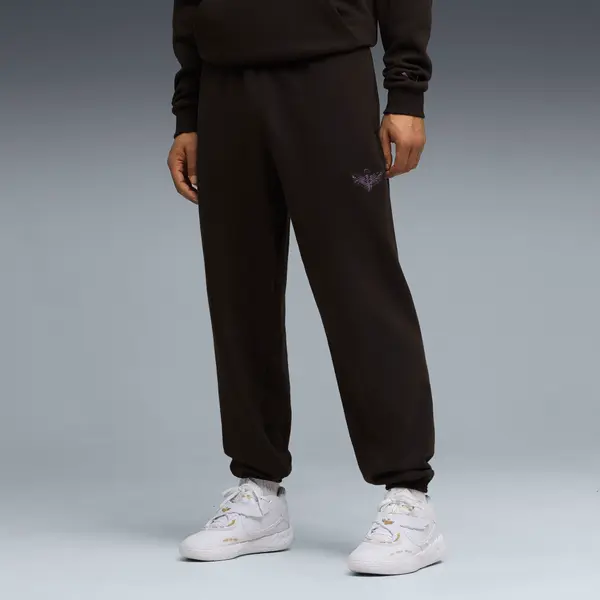 PUMA PUMA Melo Alwayz On 1 Basketball Pants Men, Clothing, Black/Glowing Red, S
