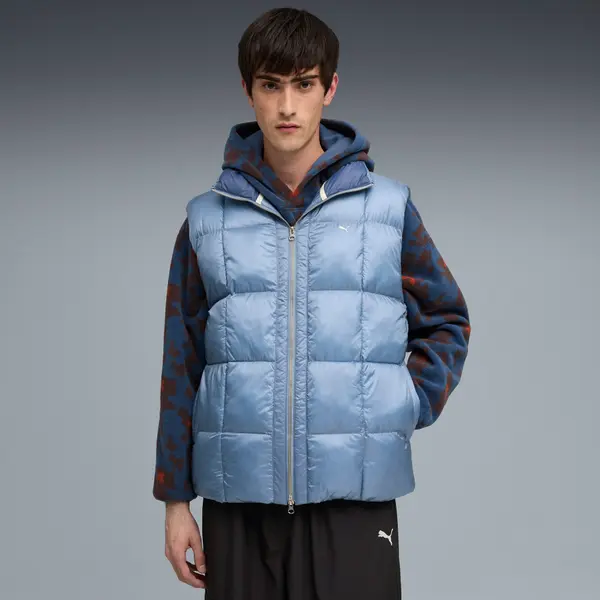 PUMA PUMA MMQ PERTEX® Puffer Vest Men, Clothing, Cool Blue, S