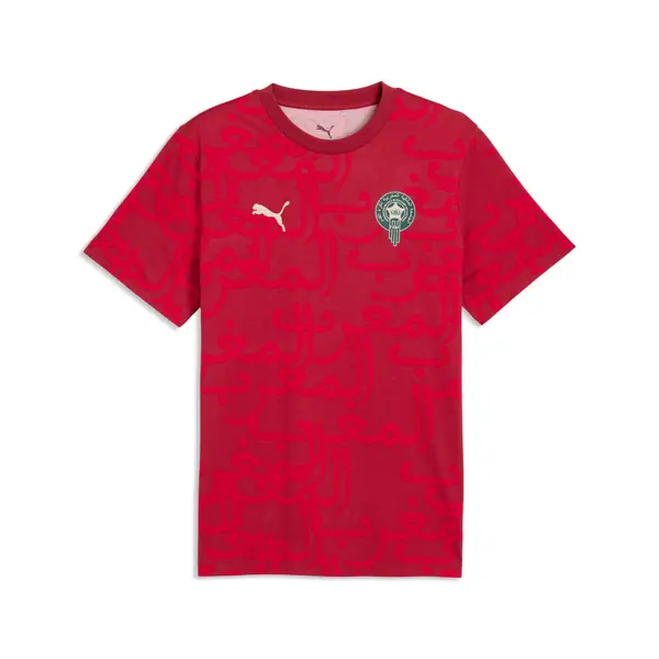 PUMA PUMA Morocco ftblCulture Tee Printed Men, Football, Dark Crimson/Alpine Snow, S