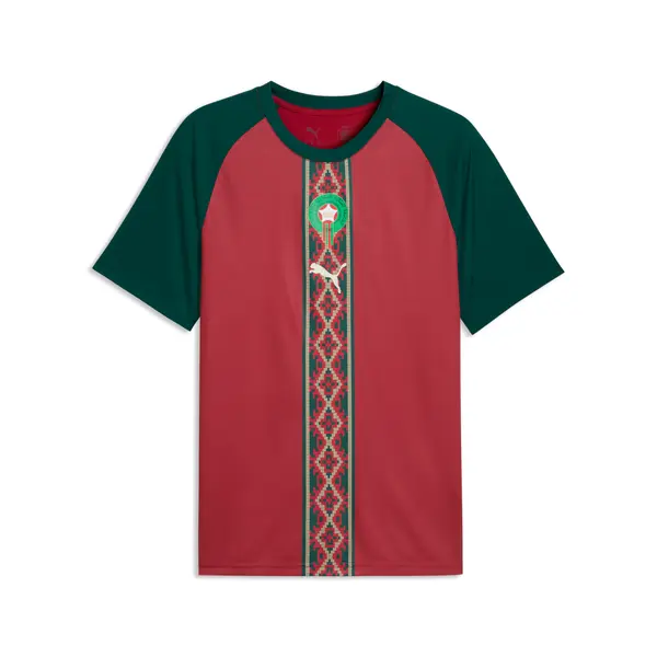 PUMA PUMA Morocco Warmup Jersey Men, Football, Dark Crimson/Dark Myrtle, S