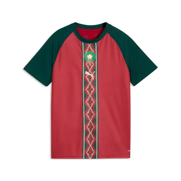 PUMA PUMA Morocco Warmup Jersey Youth, Football, Dark Crimson/Dark Myrtle, 15-16Y