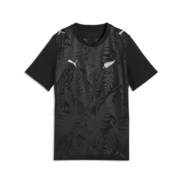 PUMA PUMA New Zealand 2026 Home Jersey Youth, Football, Black/Silver, 15-16Y