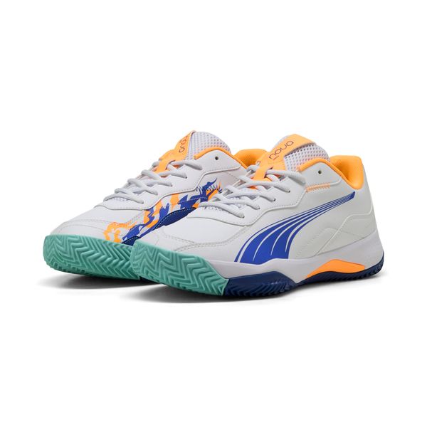 PUMA Puma NOVA Smash Padel Shoes, White, Size 44, Padel