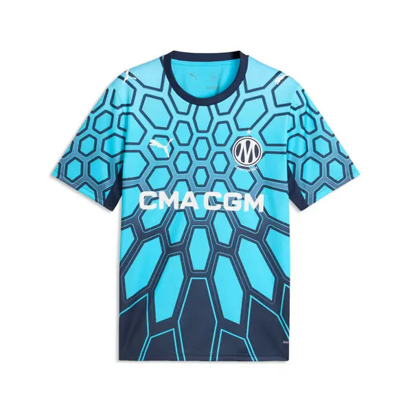 PUMA PUMA Olympique de Marseille Goalkeeper Jersey Men, Sport, Bright Aqua/Club Navy, S