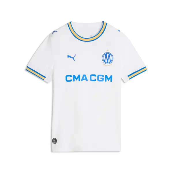 PUMA PUMA Olympique de Marseille Home Jersey Women, Sports, White/Royal, S