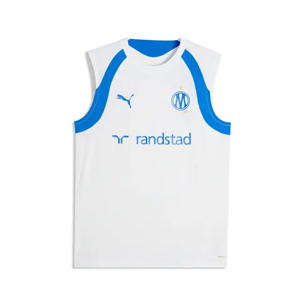 PUMA PUMA Olympique de Marseille Sleeveless Training Jersey Men, Sports, White/Royal, S