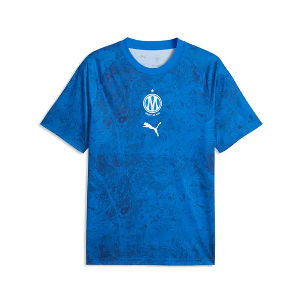 PUMA PUMA Olympique de Marseille Warm-Up Jersey Men, Sport, Royal/White, S