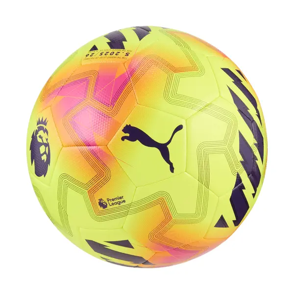 PUMA PUMA Orbita Cup Premier League Lights Football, Accessories, Yellow/Multicolor, 3