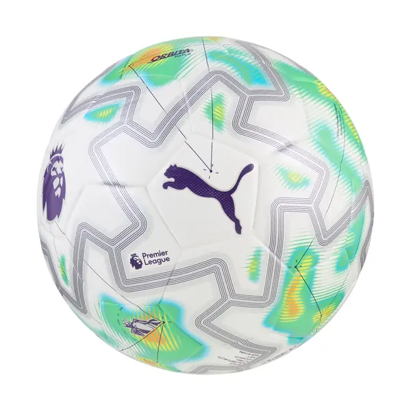 PUMA PUMA Orbita Match Premier League Thrill Football (FIFA® Quality), Accessories, White/Multicolor, 5