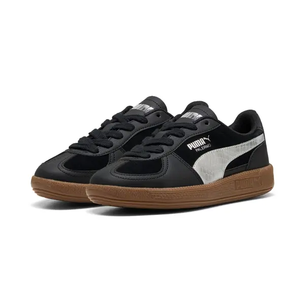PUMA PUMA Palermo Metallic Safari Sneakers Youth, Shop, Black/Silver, 35.5