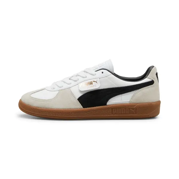 PUMA PUMA Palermo Sneakers Unisex, Shoes, White/Vapor Gray/Gum, 35.5