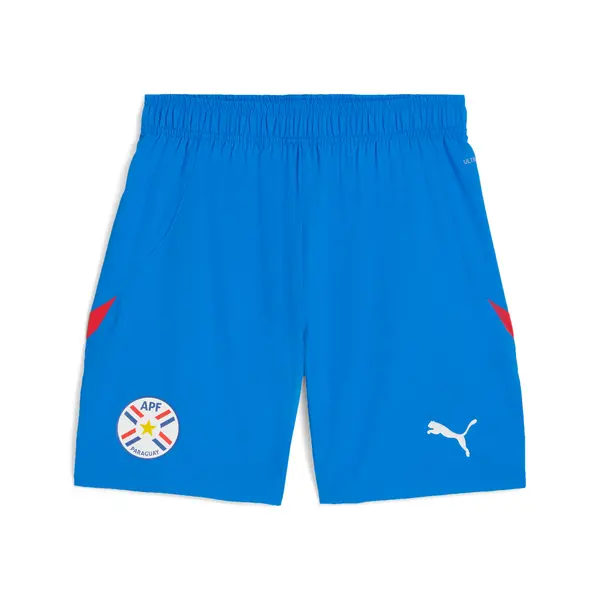 PUMA PUMA Paraguay 2024 Shorts Men, Sport, Racing Blue/Red, XS