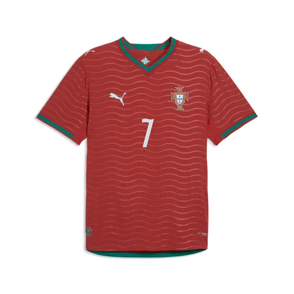 PUMA PUMA Portugal 2026 Authentic Home Player Jersey Men, Football, Club Red/Green Lagoon, S