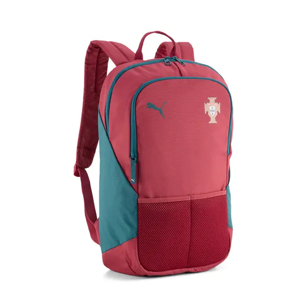 PUMA PUMA Portugal 24L Backpack, Football, Port/Emerald Ice, OSFA