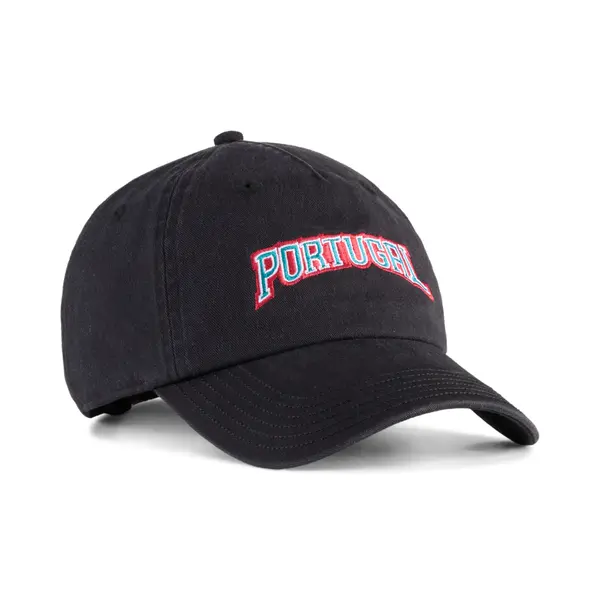 PUMA PUMA Portugal ftblCulture Cap, Football, Black/White, OSFA