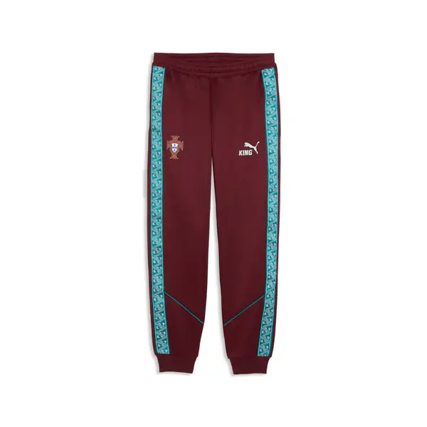 PUMA PUMA Portugal KING Anthem Pants Youth, Football, Ruby Shimmer/Sea Glass, 15-16Y