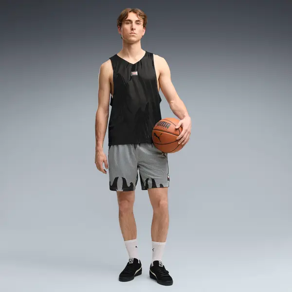 PUMA PUMA Rare Supply 7" Knitted Shorts Men, Men, Black/Aop, S