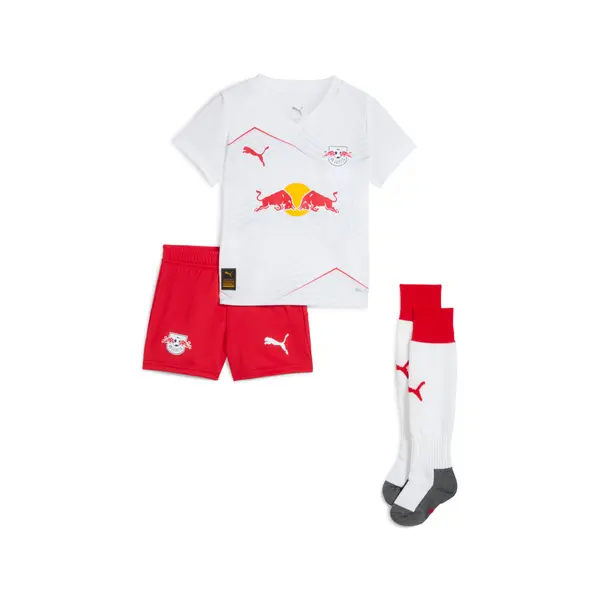 PUMA PUMA RB Leipzig 25/26 Home Minikit Kids, Clothing, White/Red, 4-5Y