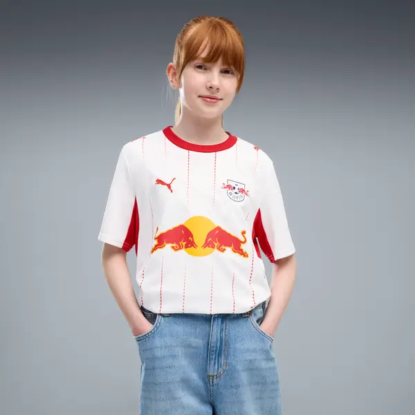 PUMA PUMA RB Leipzig 26/27 Home Jersey Youth, Kids, White/Red, 15-16Y