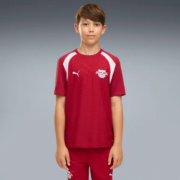 PUMA PUMA RB Leipzig Training Jersey Youth, Clothing, Dark Crimson/White, 15-16Y