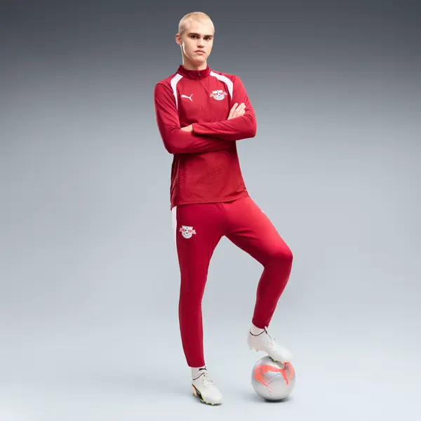 PUMA PUMA RB Leipzig Training Pants Men, Clothing, Dark Crimson/White, S