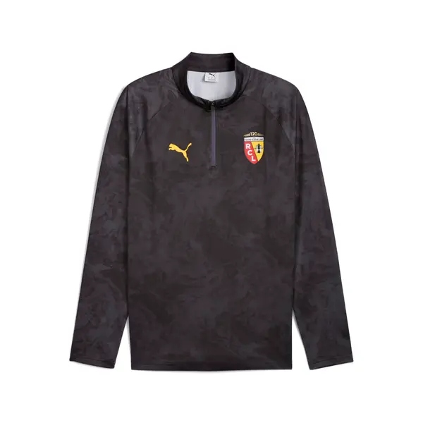 PUMA PUMA RC Lens Pre-match Quarter-Zip Top Men, Sport, Galactic Gray/Pelé Yellow, S