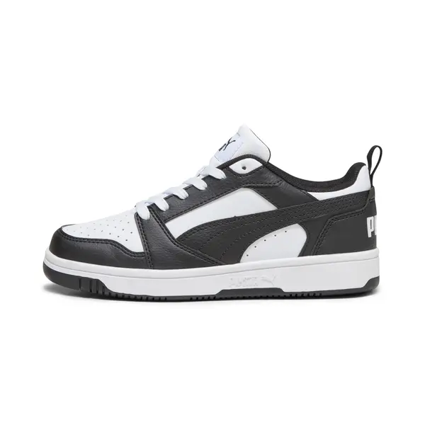 PUMA PUMA Rebound V6 Low Sneakers Youth, Shoes, White/Black, 35.5