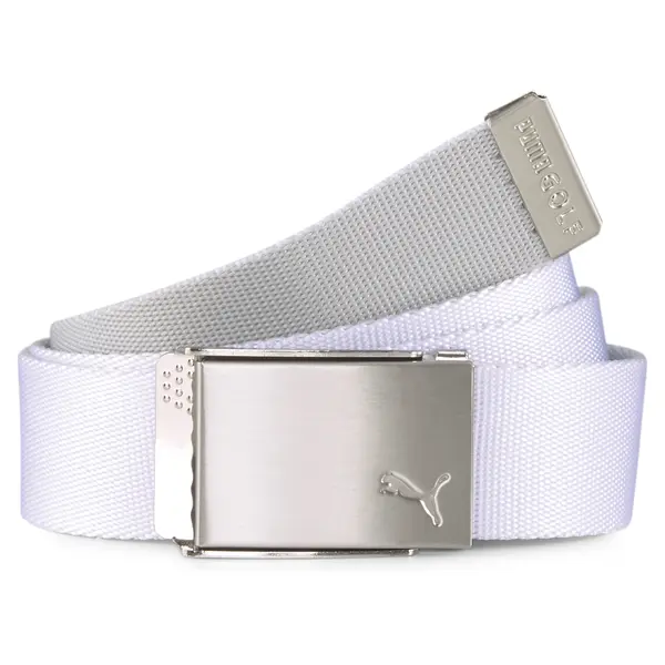 PUMA PUMA Reversible Webbing's Golf Belt Men, Accessories, Bright White, OSFA