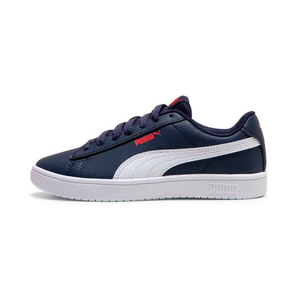 PUMA PUMA Rickie Classic Youth Sneakers, Shoes, Navy/White/Red, 35.5