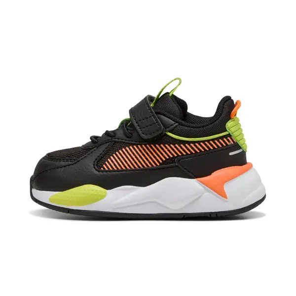 PUMA PUMA RS-X Toddlers' Sneakers, Shoes, Black/Orange Glo, 20