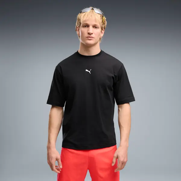PUMA PUMA Run Culture Collective Boxy Graphic Tee Men, Men, Black, S