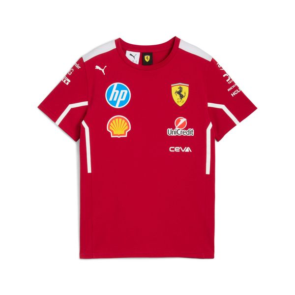 PUMA Puma Scuderia Ferrari HP 2025 Team Tee Youth, Red, Size 4-5Y, Motorsport